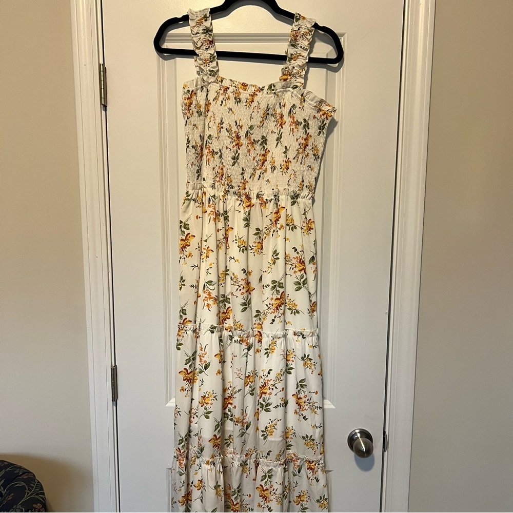 Floral Print Maxi Dress